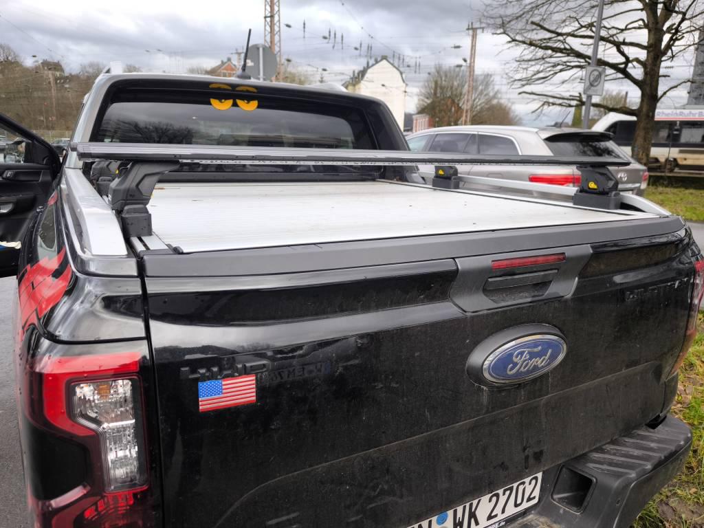 For Ford Ranger 2022-2025 Aluminium Bed Rack Cross Bar, Lockable, Silver For Ford Ranger 2022-2025 Aluminium Bed Rack Cross Bar, Lockable, Silver